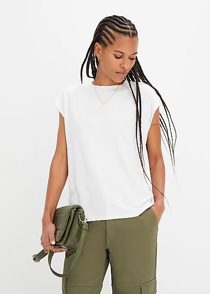 bonprix T-Shirt "T-Shirt aus softer Viskose" lässig geschnittene Passform, günstig online kaufen