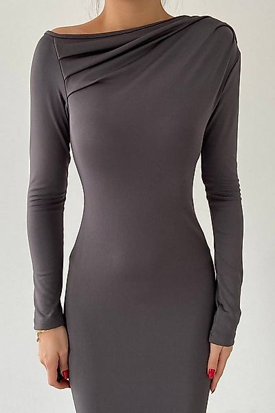 WOMAN VISION Minikleid Dymed Stretch Micro Fabric Off-Shoulder Design Long günstig online kaufen