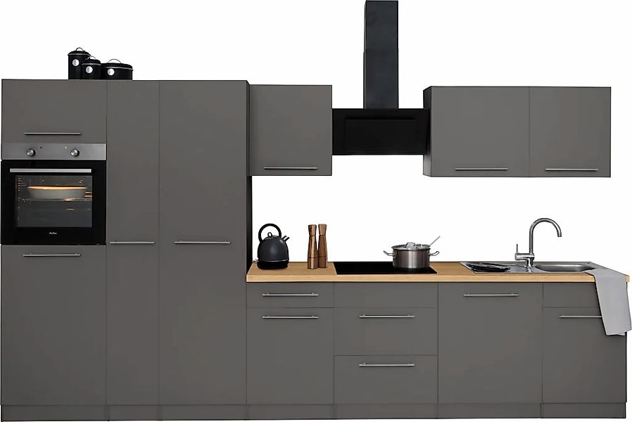 wiho Küchen Küchenzeile »Unna« mit E-Geräten, Breite 360 cm günstig online kaufen