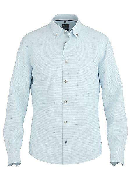 OLYMP Langarmhemd Casual, Button-down-Kragen, regular fit, Leinen günstig online kaufen