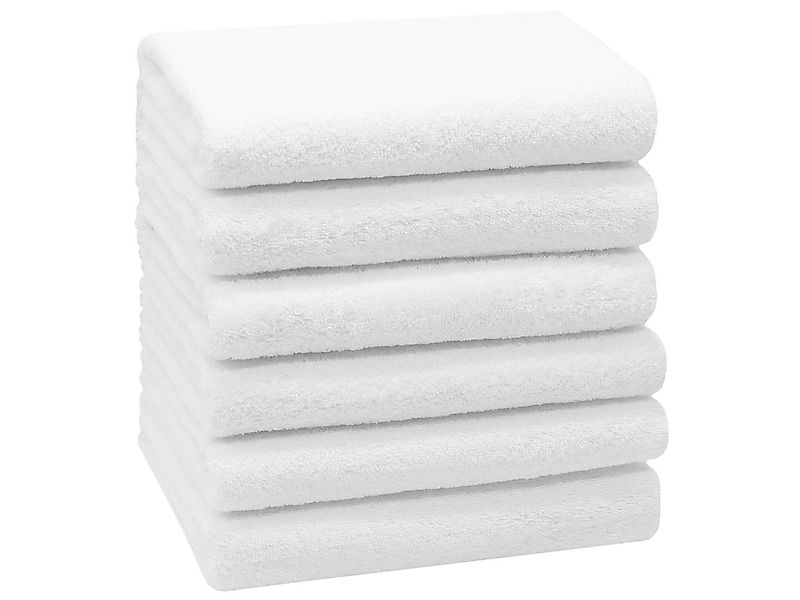 ZOLLNER Handtücher, Walkfrottier (6-St), 50 x 100 cm, 100% Baumwolle, vom H günstig online kaufen