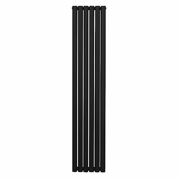 Monstershop Oval Röhrenheizkörper 1800mm x 360mm Schwarz günstig online kaufen