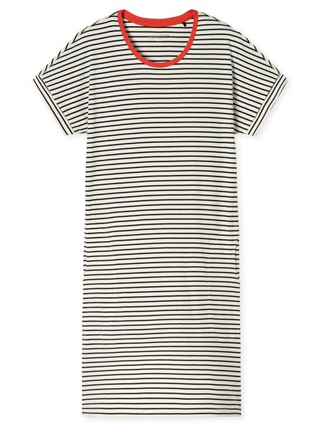 Schiesser Nachthemd Damen-Nachthemd Single-Jersey Streifen günstig online kaufen