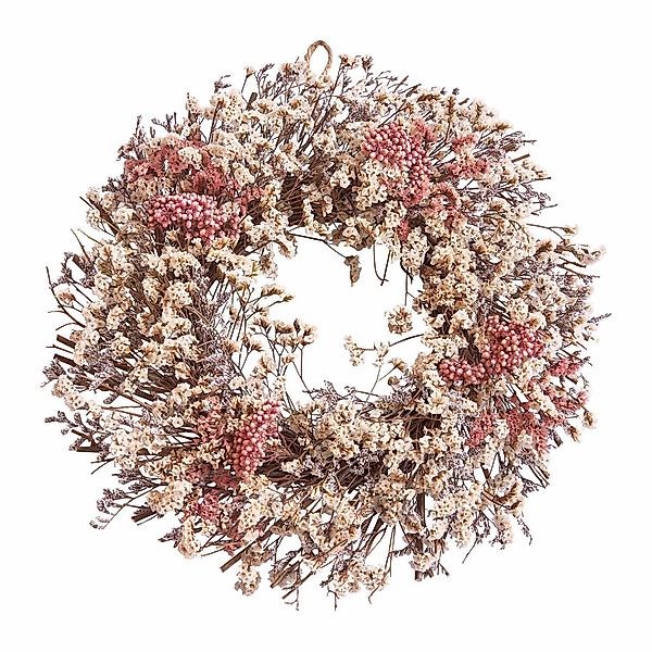 Mirabeau Dekokranz Trockenblumenkranz Jovilique weiß/rosa günstig online kaufen