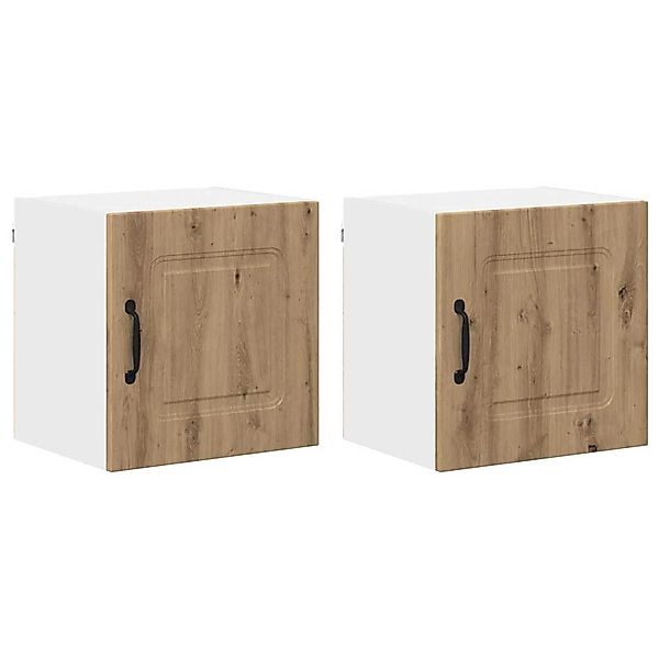 vidaXL Küchenwandschrank mit Regal 2 Stk Artisan-Eiche 40 x 31 x 40 cm 8845 günstig online kaufen