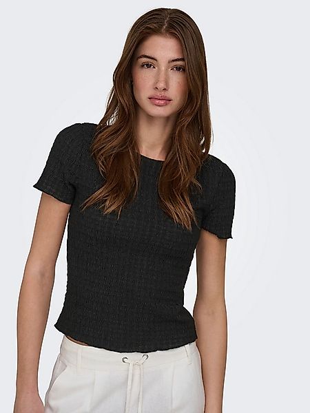 ONLY Kurzarmshirt ONLILSE S/S TOP STRUCTURE JRS NOOS Kunstfaser, regular fi günstig online kaufen