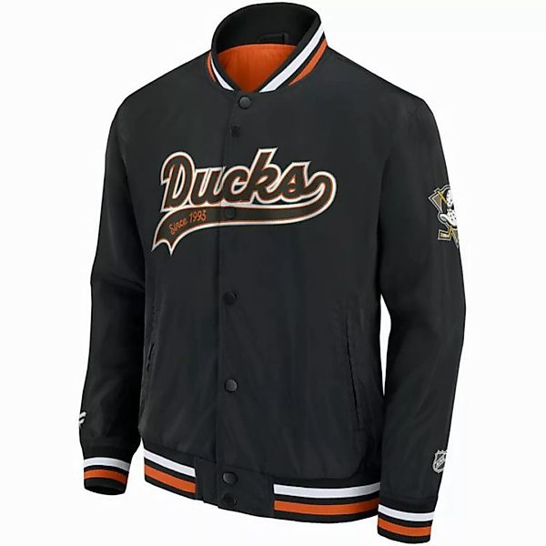 Fanatics Collegejacke Anaheim Ducks NHL SATEEN College Jacket günstig online kaufen