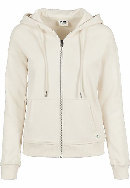 URBAN CLASSICS Sweatjacke "Urban Classics Damen Ladies Organic Terry Zip Ho günstig online kaufen