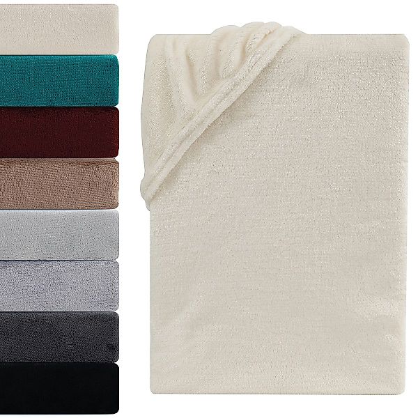 Visaggio Spannbettlaken Cashmere Touch Winter Spannbetttuch günstig online kaufen