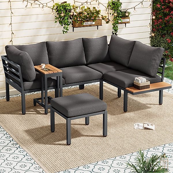 Celya Gartenlounge-Set Gartenlounges, Gartenmöbel Set 4 günstig online kaufen