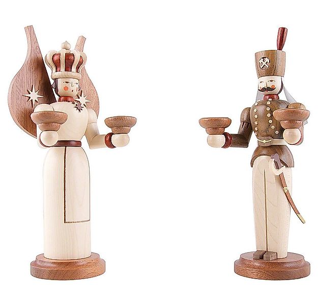 Müller Kleinkunst GmbH Seiffen Dekofigur Engel und Bergmann (27cm) von Müll günstig online kaufen