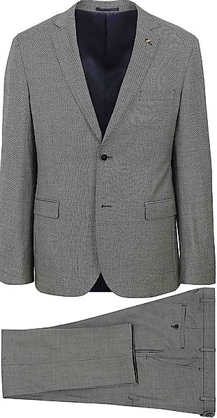 Suitable Anzug Lucius Birdseye Wolle Grau - Größe 54 günstig online kaufen