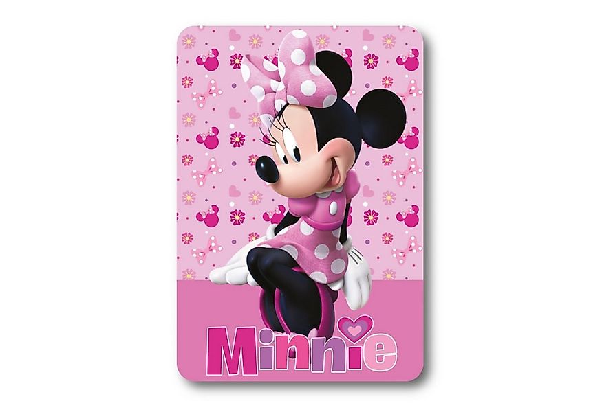 Wohndecke Disney Minnie Mouse Kuscheldecke warm Kinder Sofa Bett Fleece 100 günstig online kaufen