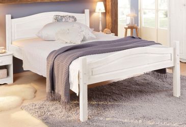 Home affaire Massivholzbett "Bolton" aus massivem Kiefernholz, in unterschi günstig online kaufen