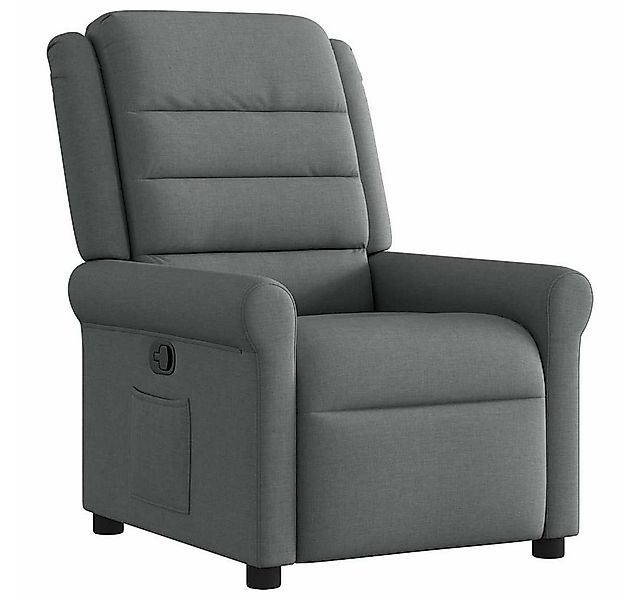 vidaXL Sessel Relaxsessel Dunkelgrau Stoff (1-St) günstig online kaufen