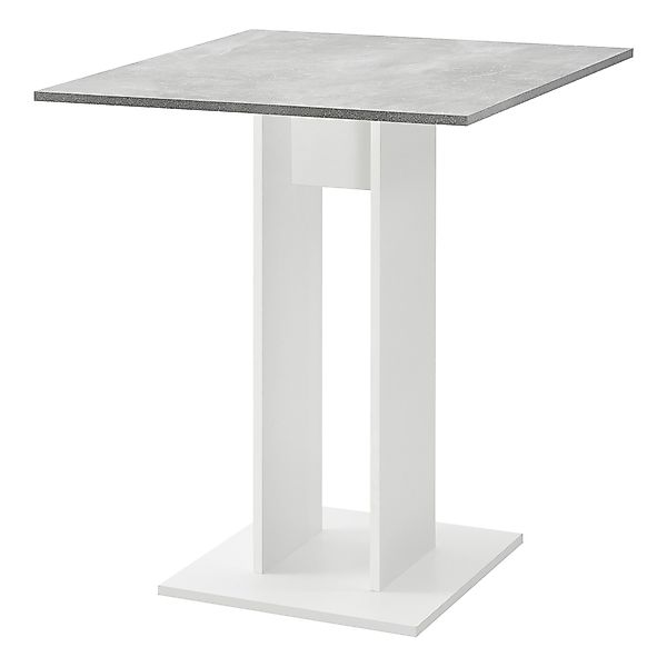 en.casa Küchentisch, »Lindesnes« Säulentisch quadratisch 65x65x78cm günstig online kaufen