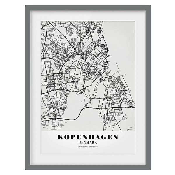 home24 Bild Stadtplan Kopenhagen III günstig online kaufen
