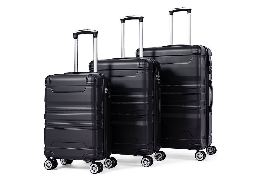 Merax Trolleyset, (3 tlg), Hartschalenkofferset, TSA-Schloss, Doppelrollen günstig online kaufen