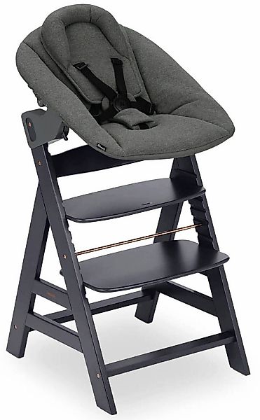 Hauck Hochstuhl "Alpha Newborn Set Plus, Dark Grey" (Set) 2 Stk.mit Newborn günstig online kaufen