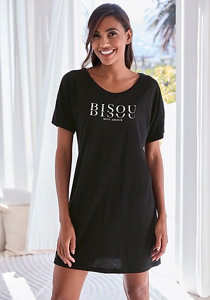 Vivance Dreams Nachthemd, mit kleinem Schriftzug vorn günstig online kaufen
