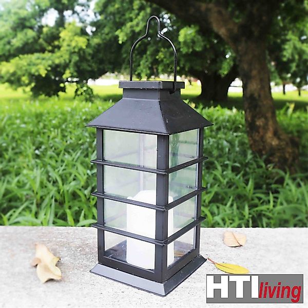 HTI-Living LED Solarleuchte Solarlaterne Kunststoff, 2er günstig online kaufen