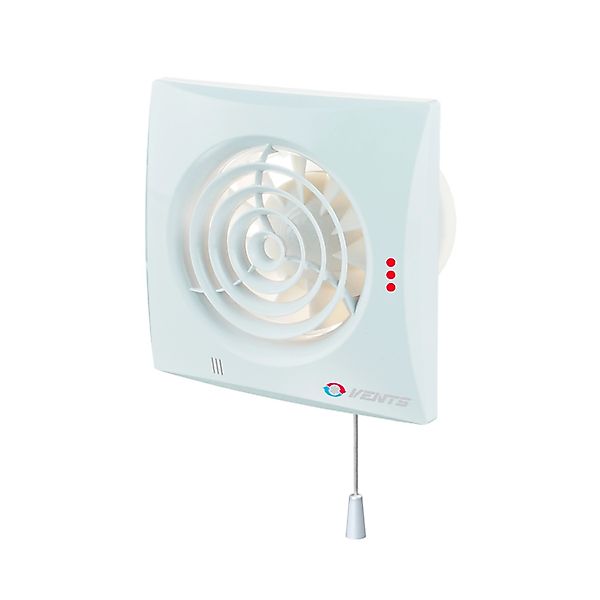VENTS Axialer Abluftventilator Für Wand Quiet 100 VT Mit Zugschalter & Nach günstig online kaufen