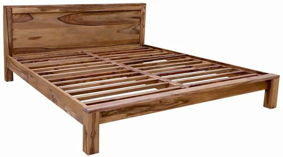 Indischesmoebelhausde Massivholzbett Bett Kali 180x200 aus indischem Sheesh günstig online kaufen