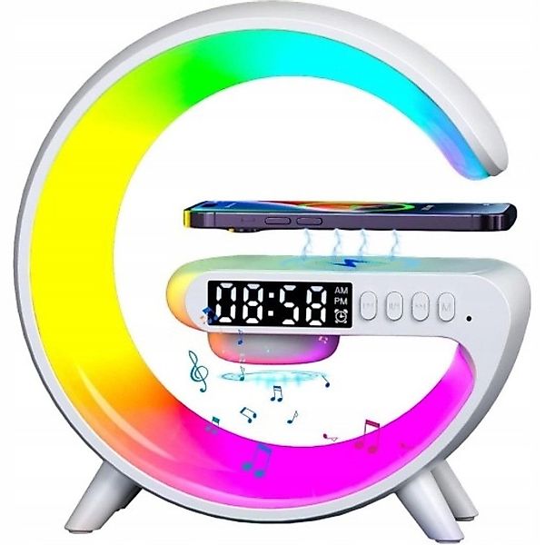 LA CUTE Radiowecker LED-Nachtlampe mit kabellosem günstig online kaufen