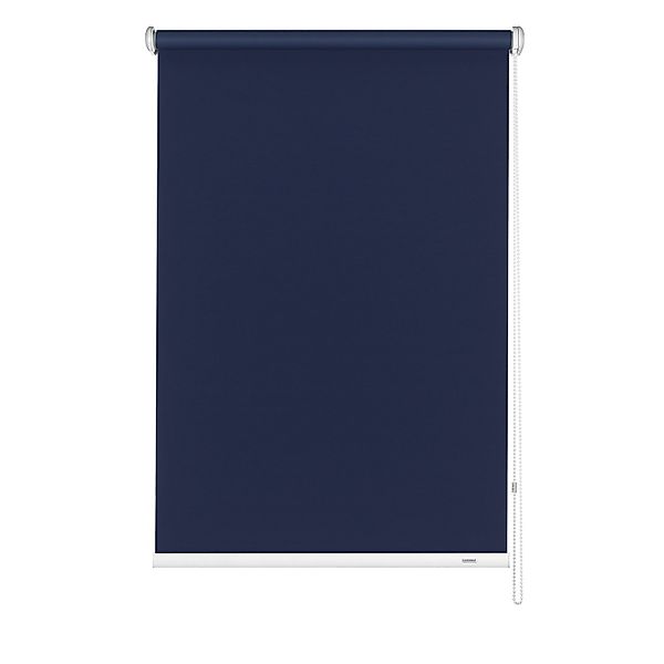 Gardinia Verdunkelungsrollo Blackout 122 cm x 180 cm Dunkelblau günstig online kaufen