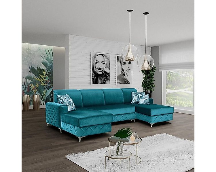 JVmoebel Ecksofa Relax Sitz Möbel Wohnlandschaft Sofa Couch U-form Polster günstig online kaufen