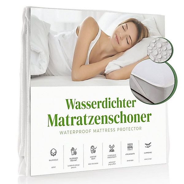 Matratzenschoner wasserdicht aus 100 % Frottee Baumwolle APARNA, Matratzens günstig online kaufen