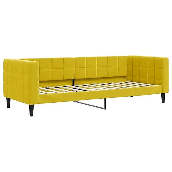 vidaXL Bettgestell, Tagesbett Creme 80x200 cm Stoff günstig online kaufen