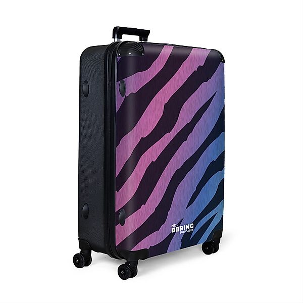 NoBoringSuitcases.com© Hartschalen-Trolley Bunter Zebradruck 77 cm günstig online kaufen