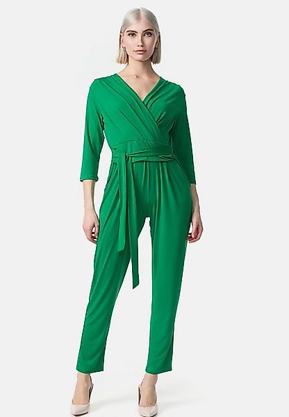 Rayshyne Overall PM-35 (Business Jumpsuit Wickeloptik mit Bindegürtel 3/4 Ä günstig online kaufen