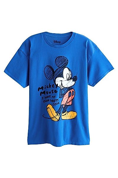 Next T-Shirt Lizenziertes Mickey Mouse T-Shirt mit Grafik-Print (1-tlg) günstig online kaufen