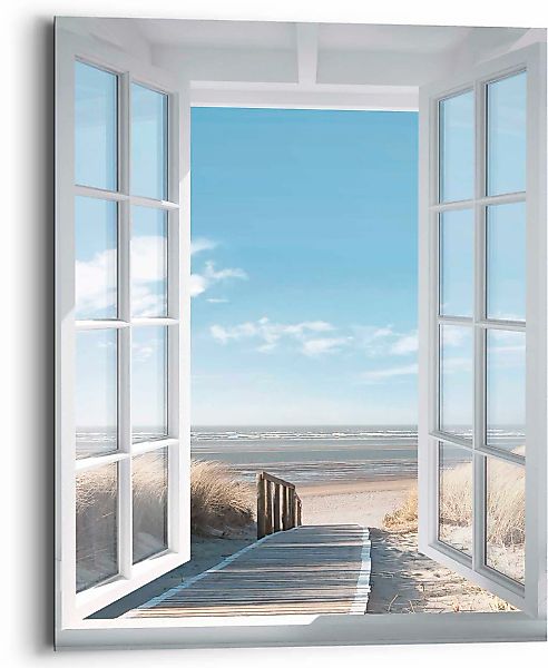 Reinders Deco-Panel "Fensterblick Nordsee" günstig online kaufen