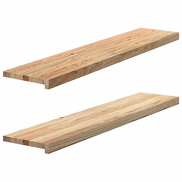 vidaXL Stufenmatte Fensterbänke 2 Stk. Unbehandelt günstig online kaufen