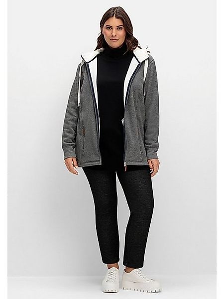 Sheego Leggings Große Größen aus weicher, leicht wärmender Melangequalität günstig online kaufen