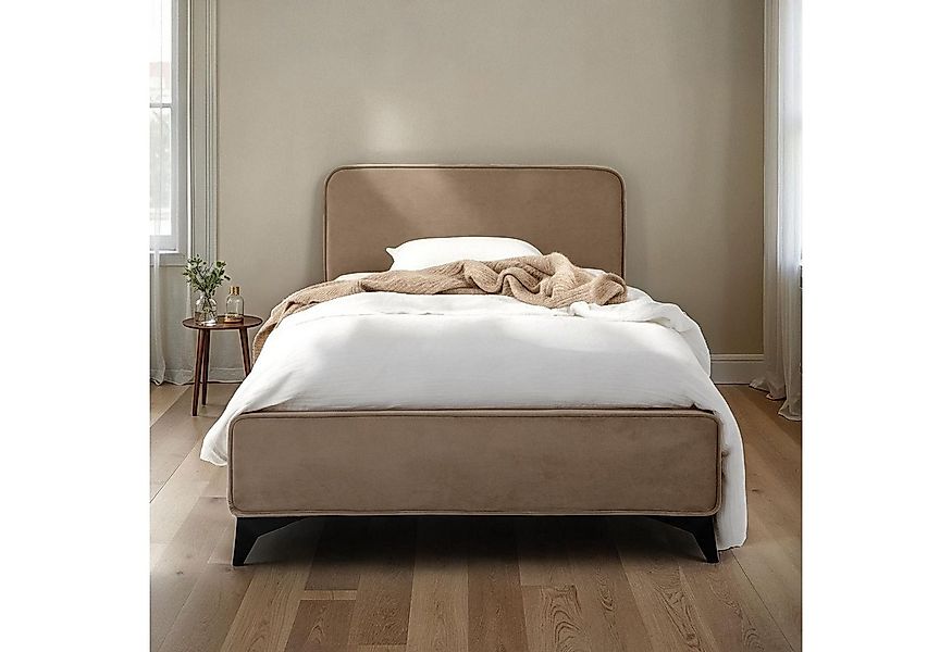 IDIMEX Polsterbett LAVORO, Bett 90x200 cm mit Lattenrost und weichem Stoffb günstig online kaufen