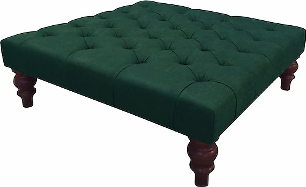 Home affaire Hocker "Duc", hochwertige Knopfheftung im Rücken, Samtoptik mi günstig online kaufen
