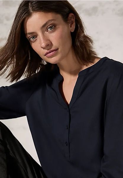Bluse in Unifarbe günstig online kaufen