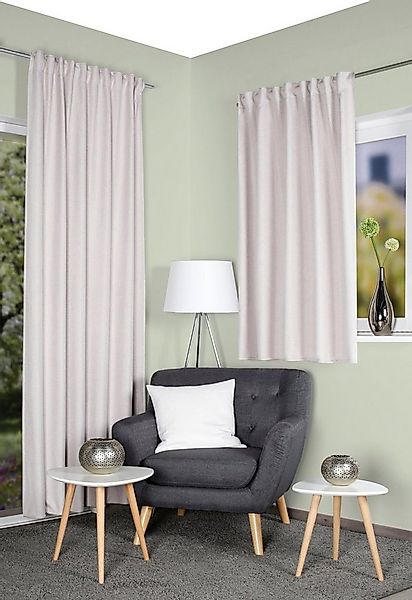 HOME WOHNIDEEN Vorhang ESKAMIO (1 St), Multifunktionsband, blickdicht, Ther günstig online kaufen