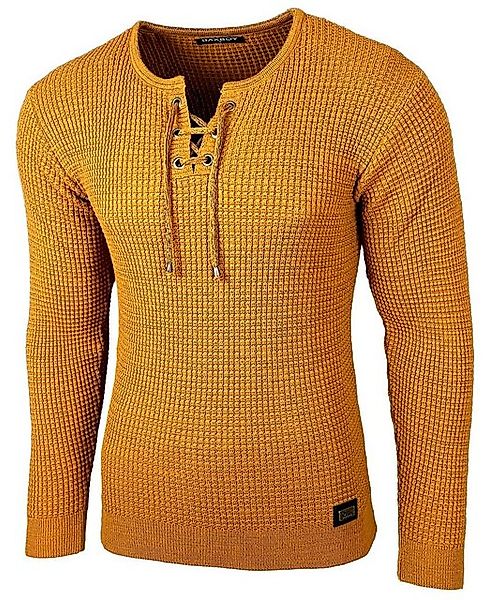 Baxboy Strickpullover Baxboy Herren Pullover Rundkragen günstig online kaufen