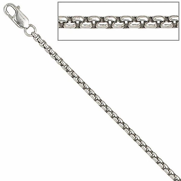 SIGO Venezianerkette 925 Sterling Silber 2,5 mm 60 cm Halskette Kette Karab günstig online kaufen