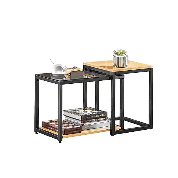 SoBuy Satztisch FBT42/FBT35, 2er Set Couchtisch günstig online kaufen