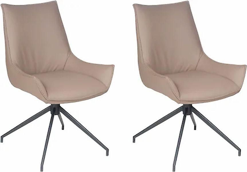 Home affaire Esszimmerstuhl »Firenze« (Set) 2 Stk.Drehstuhl Firenze grey günstig online kaufen