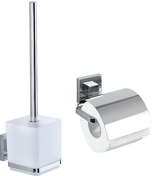 WENKO Badaccessoire-Set Vacuum-Loc Quadro, Set, 2 günstig online kaufen