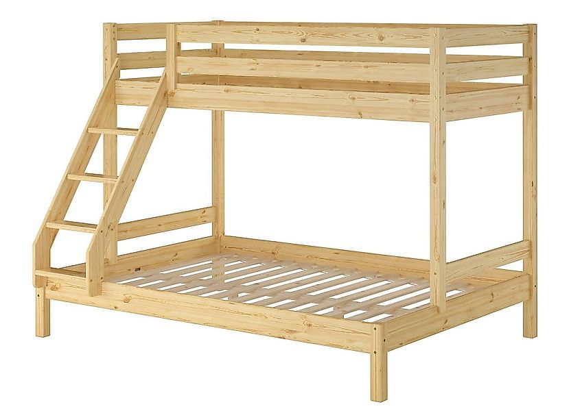 ERST-HOLZ Etagenbett Doppel-Etagenbett 90 x 200 cm und 140 x 200 cm Erwachs günstig online kaufen