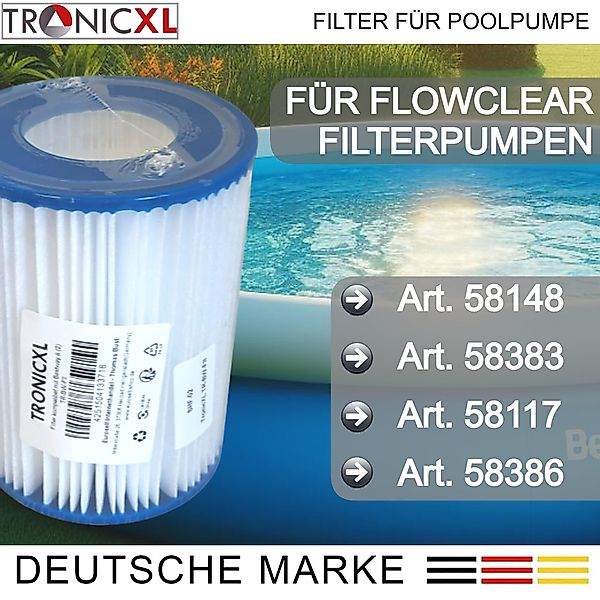 TronicXL Pool-Filterkartusche 6x Filter Pool für günstig online kaufen