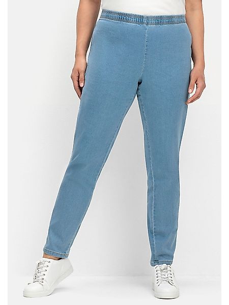 Sheego Jeansjeggings Große Größen mit Stretchbund, günstig online kaufen